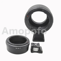Amopofo OM-M4/3 Short Tripod Adapter,for Olympus OM Lens to M4/3 PL1 P2 GF1 GH4 OM-D G6 Camera Adapter