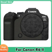 For Canon R6II R6M2 Decal Skin Camera Sticker Vinyl Wrap Anti-Scratch Film Protector Coat EOS R62 R6 Mark 2 II M2 Mark2 MarkII