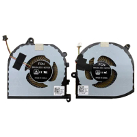 Replacement New Laptop CPU+GPU Cooling Fan for Dell XPS 15 9570 7590 XPS15-9570 Precision 5540 5530 M5530 M5540 Series Fan