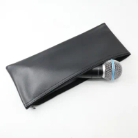 handheld bag for shure 58 BT seri Professional UHF Wireless Dual Microphone System Handheld Microphone Leather bags