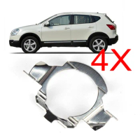 4X For Nissan Qashqai X-Trail H7 Led Headlight Bulb Base Holder Adapter Socket Retainer