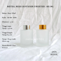 Botol Reed Diffuser Clear FROSTED - 60 ml