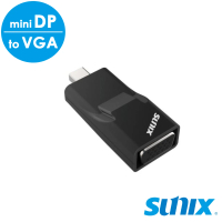 【SUNIX】mini DisplayPort 轉 VGA 轉換器(D2V27C0)
