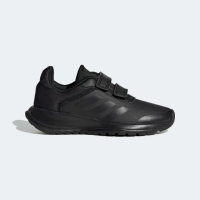 【adidas 愛迪達】Tensaur Run Shoes 大童 慢跑鞋 運動 休閒 輕量 彈力 魔鬼氈 黑(GZ3443)