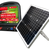 The most powerful 3.5J solar fence controller portable electric fence energizer with CE certificate for cattle &amp; horse&amp;sheep