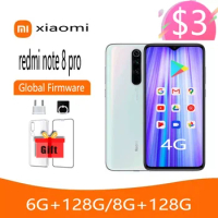Global rom Xiaomi Redmi Note 8 Pro 8G 128G Smartphone