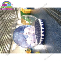 Outdoor Snow Globe Inflatable Decorations Life Size Snow Globe Clear Inflatable Dome Snow Globe Inflatable Bounce House