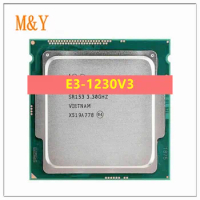 Xeon E3-1230V3 CPU 3.30GHz 8M LGA1150 Quad-core Desktop E3-1230 V3 processor Free shipping E3 1230 V3 E3 1230V3