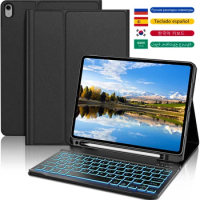 Backlit Keyboard Case for iPad Air 4/5 10.9 2022 10th 10.9 Pro 11 2022 7th 8th 9th 10.2 Air 3 10.5 5th 6th 9.7 Case keyboard
