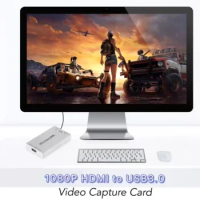 1080P@60HZ HDMI To USB3.0 Video Capture Card Support Win7/8/10, HDMI Game Capture Card