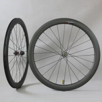 Disc wheels ,Carbon Disc Wheelset for Gravel Bike, Novatec D411, D412 Hubs, 6-Bolt or Center Lock, Cyclocross Wheelset