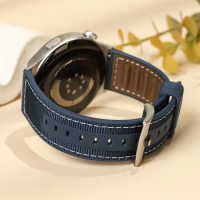 Woven Strap for Huawei Watch Buds/GT3 46mm Original Strap Silicone Bracelet Watches Accessories Band for Huawei Watch GT4 46mm