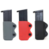 Kydex IWB Gun Holster Magazine Pouch for Glock 17 19 23 26 27 31 32 33 Hunting Airsoft Pistol Mag Pouch Case Concealed Carry