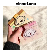 VINNETORA Dompet Wanita Dompet Lipat Wanita Dompet Koin Lucu 1163