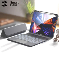 SmartDevil 10.2 12.9 in Bluetooth Wireless Keyboard For iPad Air 4 5 Magnetic Suction Protective Sleeve Pro 18 19 20 21 22