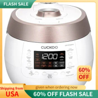 Cuckoo 6 cup Twin Pressure Plate Rice Cooker &amp; Warmer with High Heat, GABA, Mixed, Scorched, Turbo, Porridge, Baby Food, Steam