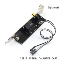 Nb _ 24bit 192khz 女兒卡 Spdif 光纖同軸數字聲卡擋板