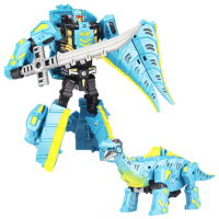 【TDL】恐龍變形機器人模型玩具恐龍玩具腕龍款 46-005C