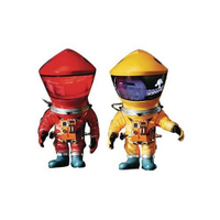 Star Ace toys Defo-Real 太空漫遊 紅色宇航員 &amp; 黃色宇航員 雙入組 現貨代理K