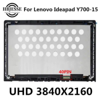 UHD 15.6''For Lenovo Ideapad Y700-15 Y700-15ISK Touch OR NO Touch screen LED assembly Y700-15ISK 3840X2160 with Frame