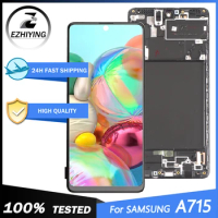 100% Tested For Samsung Galaxy A71 LCD A715 A715F A715W LCD Screen Touch Digitizer Assembly For Samsung A715 LCD Display