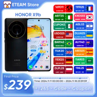 HONOR Magic6 Lite HONOR X9b android smartphone 5G Global Version 6.78" Anti-Drop 120Hz AMOLED 108MP 