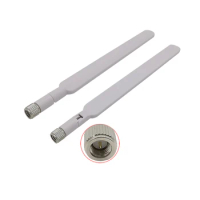 2Pcs 700-2700MHz SMA Male Plug Connector Antenna Signal Strength Wireless Booster for Huawei B593 B310AS-852 B315S-936