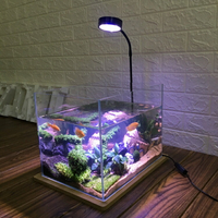 多肉燈水草燈led全光譜小魚缸水陸缸微景觀生長草缸燈植物補光燈