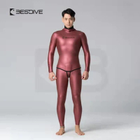 Bestdive Classic 2mm Smoothskin Diving Wetsuit for Male Freediving Spearfishing Scuba Diving Man's Yamamoto Neoprene Wetsuit