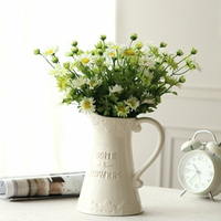 花瓶 插花花瓶歐式白色陶瓷花瓶擺件花器個性家居創意裝飾客廳現代簡約 果果輕時尚