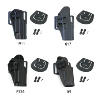 Tactical pistol holster G17 M92 P226 type holster Quick pull waist holster Glock for Hunting