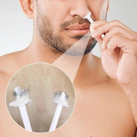 Stik Pencabut Bulu Hidung Nose Wax Applicator Cleaner Hair Removal Trimmer Spatula Stick Lilin Pembe