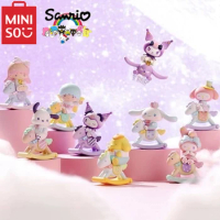 Genuine MINISO Sanrio model childlike Trojan horse series blind box mymelody HelloKitty Kuromi Cinnamoroll hand-made