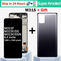 6.5“Super AMOLED For Samsung M31s LCD M31S Display Touch Screen Digitizer Assembly M317 M317F M317F/DS Display Repair Par