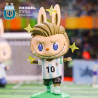 LABUBU The Monsters Argentina Lab Football Star Series Collection Doll Collectible Kawaii Animal Toy Figures