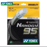 Yonex cầu lông chuỗi Yonex bg95 (0.69mm) nbg95 cầu lông vợt chuỗi bg95 Nanogy cho cảm giác trung bìn