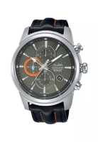 Alba Jam Tangan Pria Analog Alba AM3457X1 Black Leather