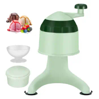 Manual Ice Crusher Summer Outdoor Indoor Ice Shaver Non-Slip Flavored Snacks Snow Cone Machine For Kids Ice Shaver For Picnics