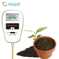 4 in 1 Soil Tester Humidity Light PH Tester Nutrient Meter 90° Foldable Plant Cultivation Garden Tools for Potting Plant