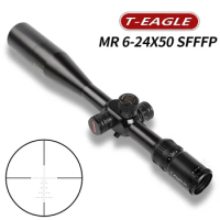 MR 6-24x50 FFP compact Riflescope Hunting Optical Sight Sniper Tactical Airgun Rifle Scope fit .308win For PCP