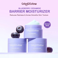 G2G 3PCS - Glad2Glow Blueberry Ceramide Moisturizer Barrier Repair Facial Moisturizer Day Cream Nigh