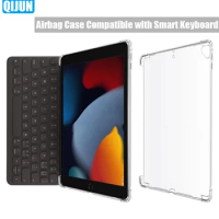 Tablet case for Apple ipad Air3 2019 10.5 Silicone soft shell Airbag Transparent Compatible keyboard cover for A2152 A2123 A2153