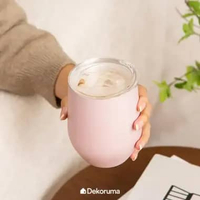 Dekoruma TAMAGO Tumbler Stainless Steel Tahan Panas dan Dingin / Mug Gelas Kopi Pink