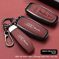 Vỏ bảo vệ chìa khóa ô tô, vật liệu hợp kim, dành cho Audi A6L, A4L, Q5L, A3, A5, A8, Q7, Q4, e-tron 