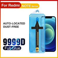 For Redmi Note 12 Turbo 11 11t 11e 10 9 9s 8 6 Pro Plus 5G 4G Tempered Glass Screen Protector Easy Install Auto-Dust Removal Kit