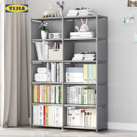 [พร้อมส่ง] YIJIAชั้นวางของ วางหนังสือ DIY ตู้เก็บของ สไตล์มินิมอล การจัดเก็บอเนกประสงค์ book rack