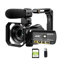Camcorder Digital Video Camera Ordro AC3 4K Infrared Night Vision Camara Filmadora Professional Youtuber Vlogging