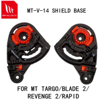 Pair Motorcycle Helmet Shield Gear Base Plate Lens Holder For MT BLADE 2 REVENGE 2 TARGO RAPIDE Replacement visor parts