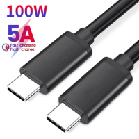 ILEPO 3M 100W USB C to USB C Cable Type C for iPhone 15 Macbook Laptop Xiaomi Huawei Samsung 5A PD C to C Charger Cable E-Marker