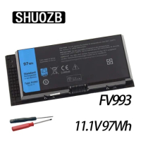 SHUOZB 11.1V 97Wh FV993 Laptop Battery For Dell Precision M6600 M6700 M6800 M4800 M4600 M4700 FJJ4W PG6RC R7PND OTN1K5 T3NT1 New